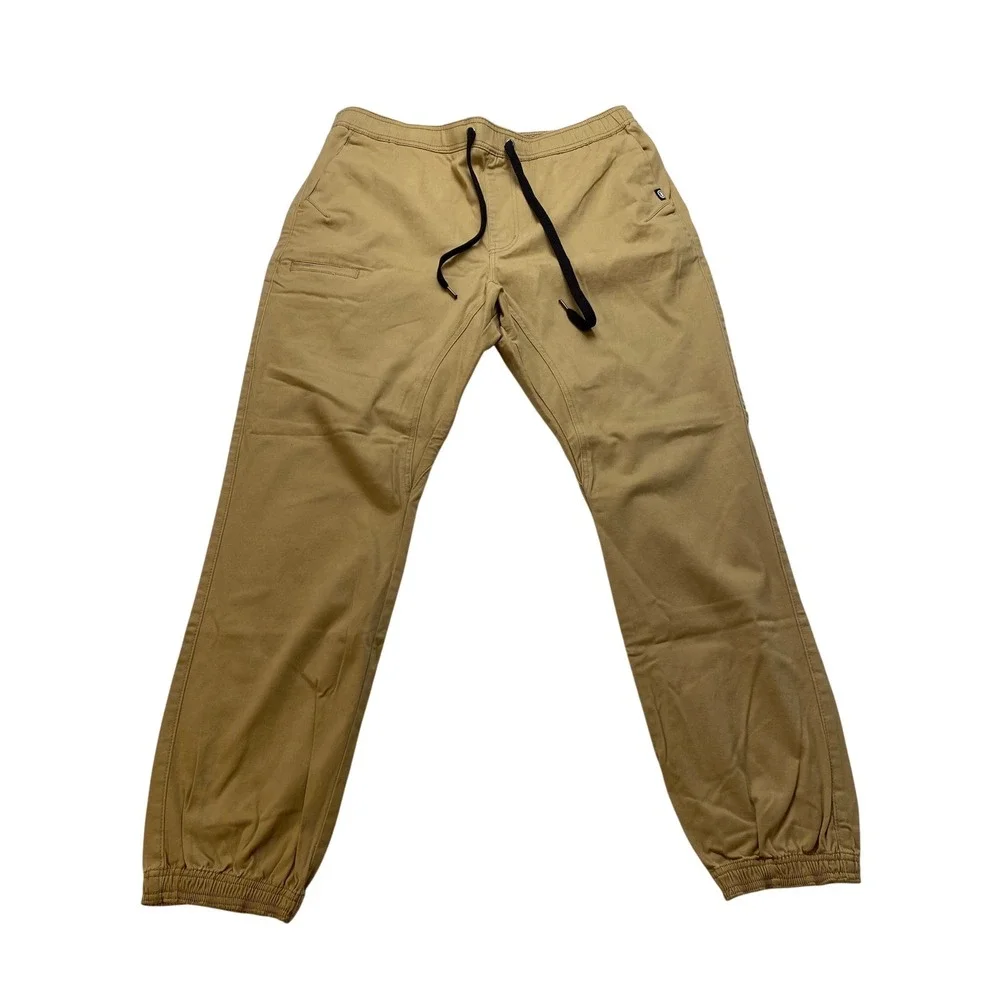 Ecko Unltd Joshua Jogger‎ Mens 38 Khaki Stretch Twill Pants EM-DK43R-6X NWT
